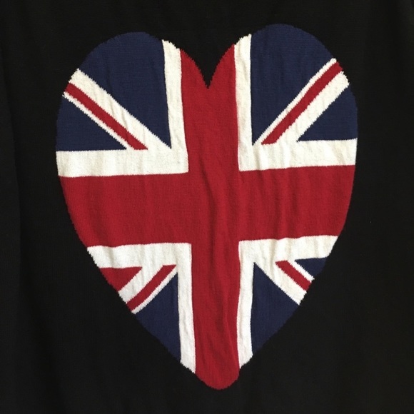 Torrid England Union Jack Sweater sz 3 22/24 - Picture 3 of 6